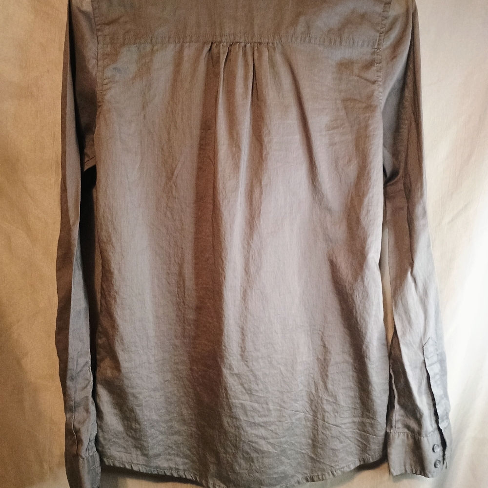 Express Women's Gray Ruffled Jacket - Picture 5 of 5
